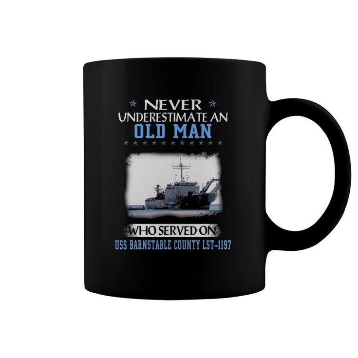 Uss Barnstable County Lst-1197 Veterans Day Father Day Coffee Mug
