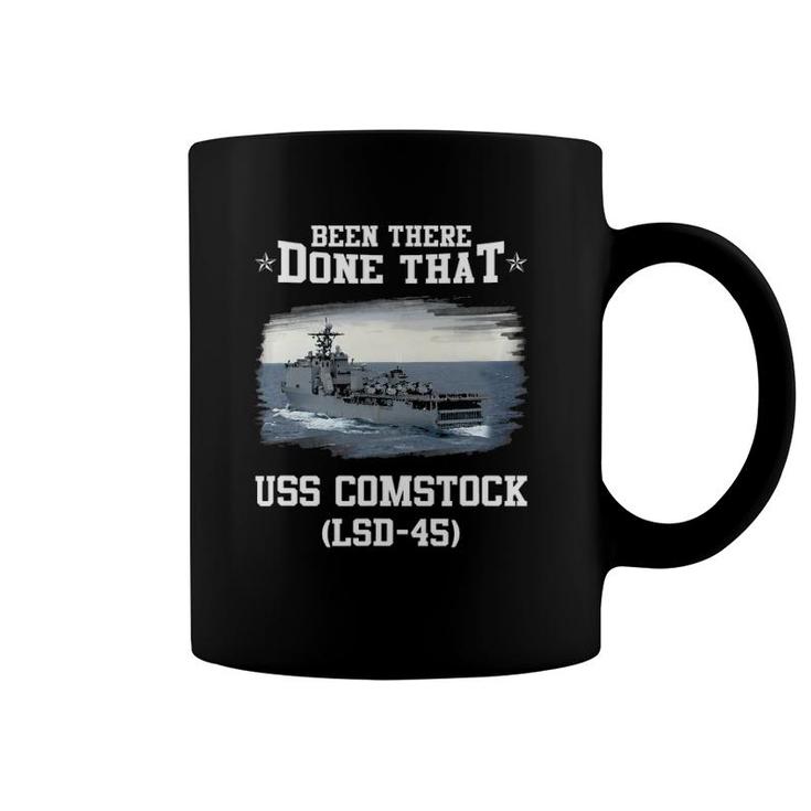 Uss Comstock Lsd-45 Veterans Day Father's Day Gift Coffee Mug