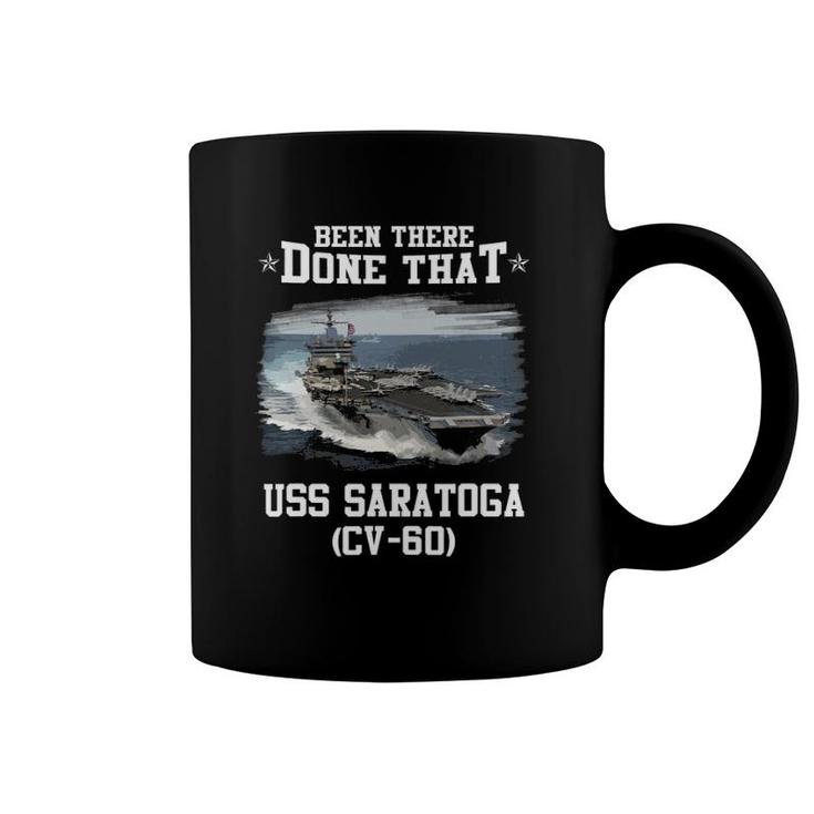 Uss Saratoga Cv-60 Veterans Day Father's Day Gift Coffee Mug