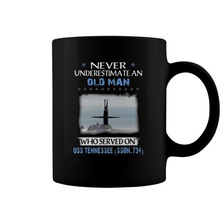 Uss Tennessee Ssbn-734 Submarine Veterans Day Father Day Coffee Mug