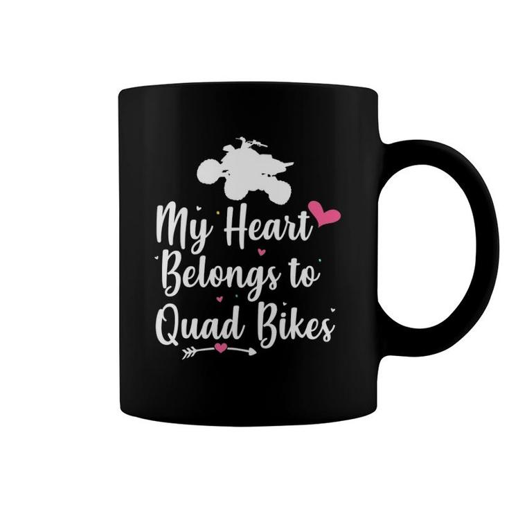 Valentine's Day Quad Bike Four Wheeler Atv Biker Sports Gift Coffee Mug Valentine's Day Quad Bike Four Wheeler Atv Biker Sports Gift Coffee Mug