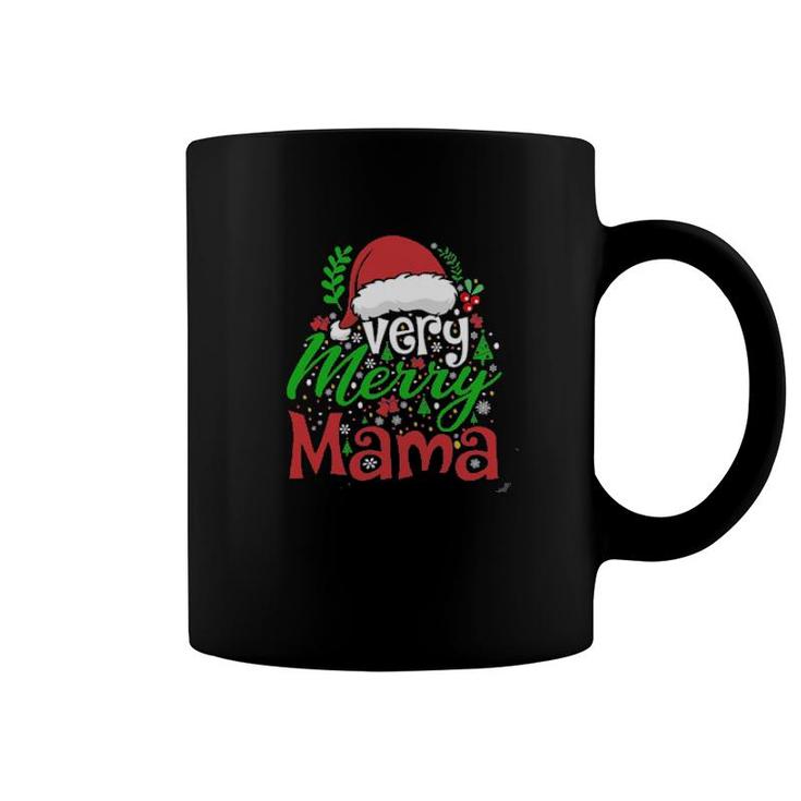 Very Merry Mama Merry Christmas  Coffee Mug