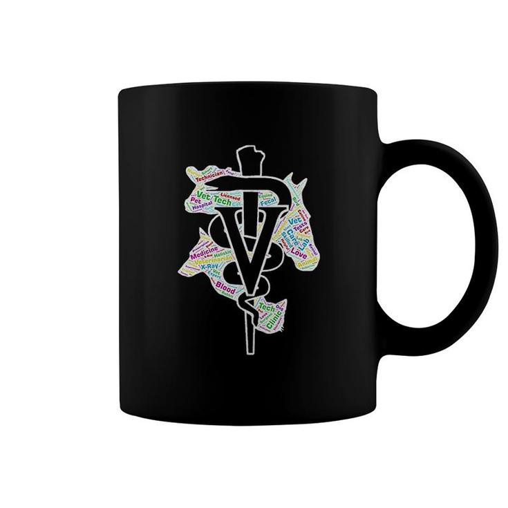 Vet Tech Animal And Vet Tech Coffee Mug