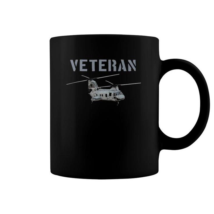 Veterans Ch-46 Sea Knight Helicopter Coffee Mug