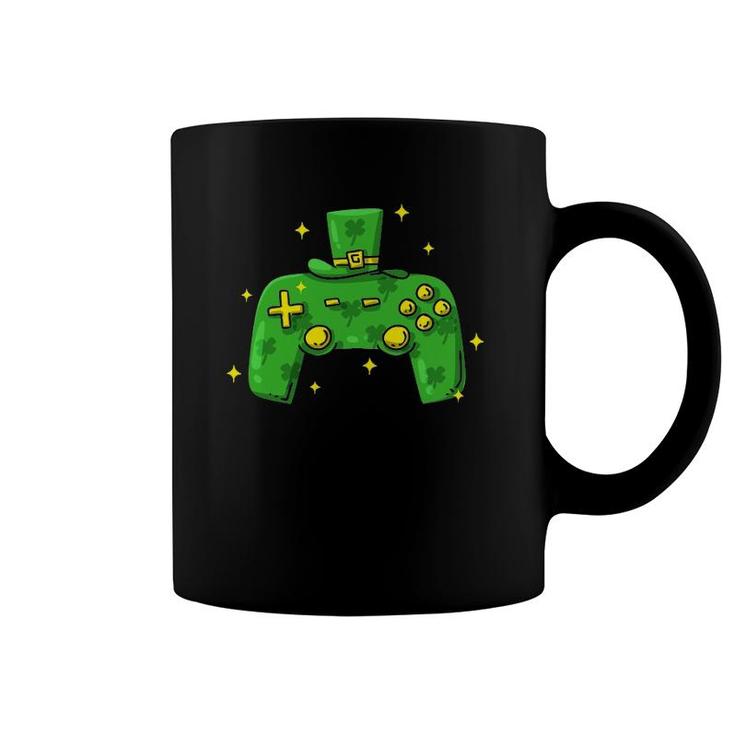 Video Games Controller Irish Men St Patrick's Day Gamer Boys Coffee Mug