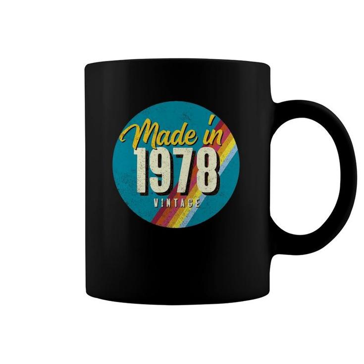 Vintage 1978 70S Style 43Rd Birthday Coffee Mug