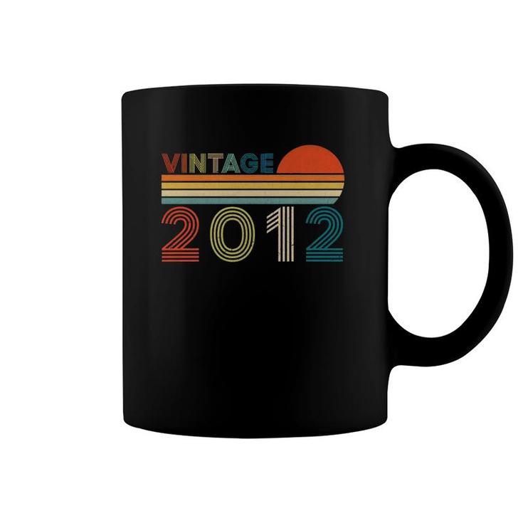 Vintage 2012 10Th Bday Gift 10 Years Old Retro Birthday Gifts Coffee Mug