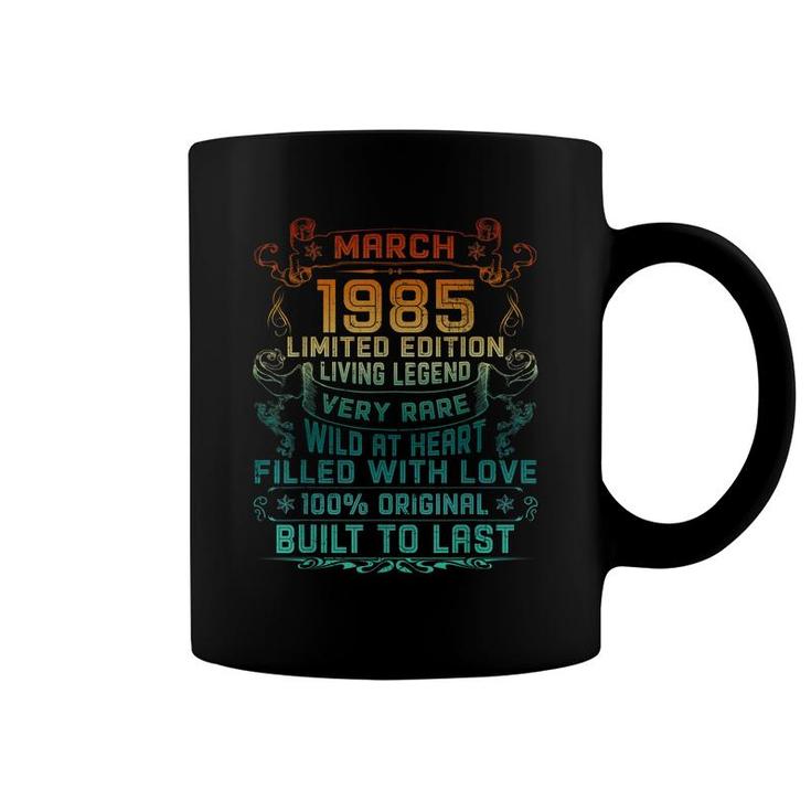 Vintage 37 Years Old March 1985 37Th Birthday Gift  Coffee Mug