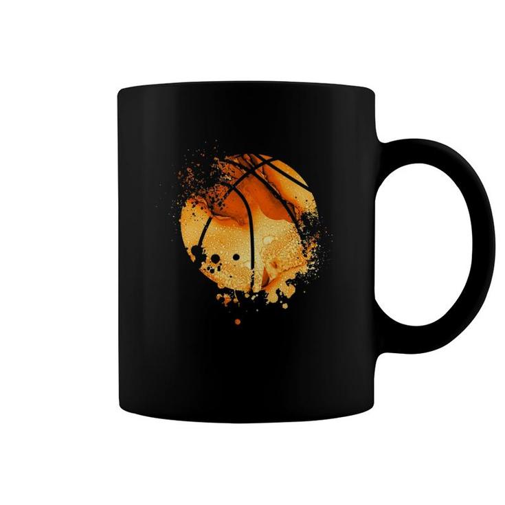 Vintage Basketball Graphic Design Basketball Coffee Mug