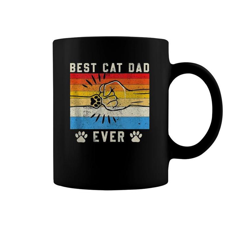 Vintage Best Cat Dad Ever Cat Dad Father Day Gift  Coffee Mug