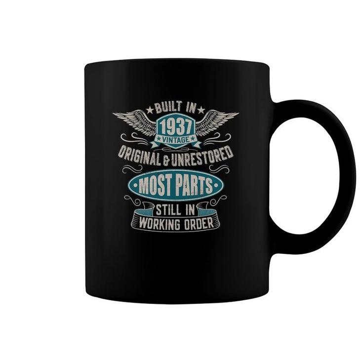 Vintage Birthday Born In 1937 Built In The 30S Coffee Mug