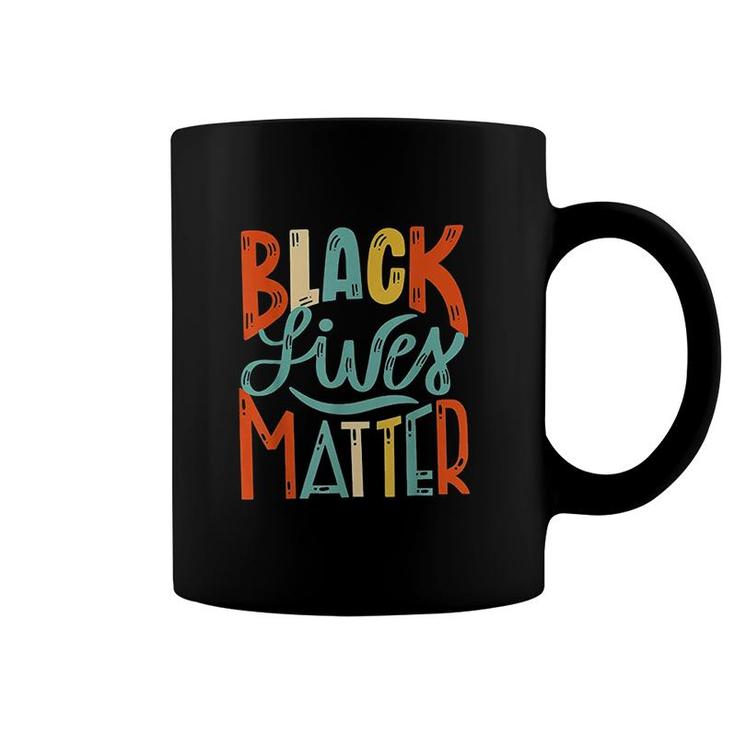 Vintage BLM Black Lives Matter Retro 70s 80s Style BLM  Coffee Mug