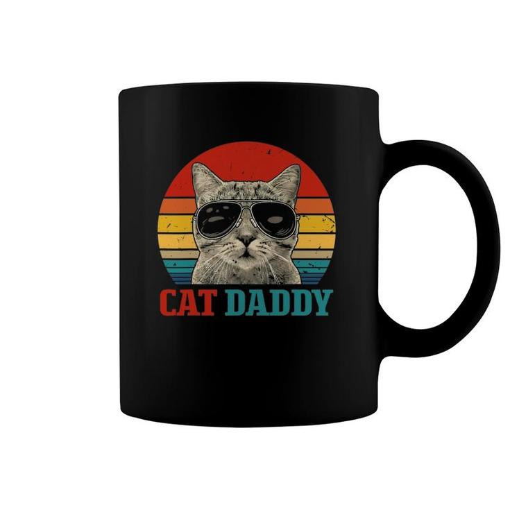 Vintage Cat Daddy Cat Father Husband Cat Lover Animal Lover Coffee Mug
