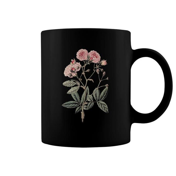 Vintage Floral Botanical Flower Botany Illustration Coffee Mug