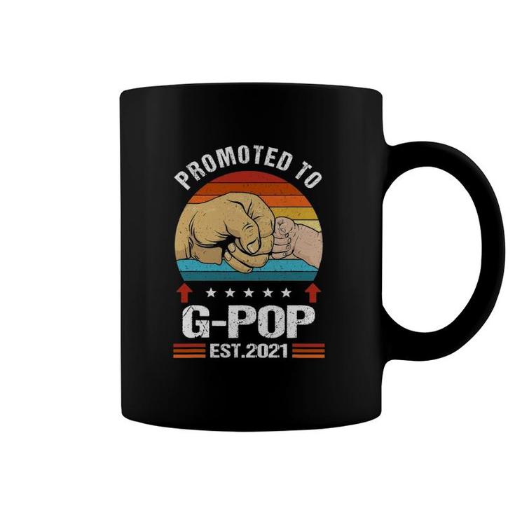 Vintage Promoted To G-Pop 2021 Father Day Coffee Mug
