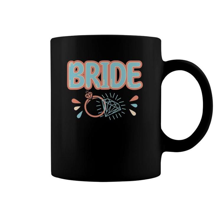 Vintage Retro Bride Bachelorette Party Matching Coffee Mug