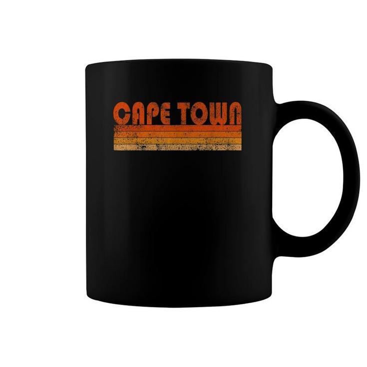 Vintage Retro Cape Town South Africa Souvenir Coffee Mug