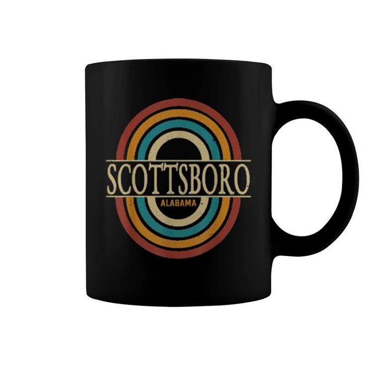 Vintage Retro Scottsboro Alabama Al Souvenirs  Coffee Mug
