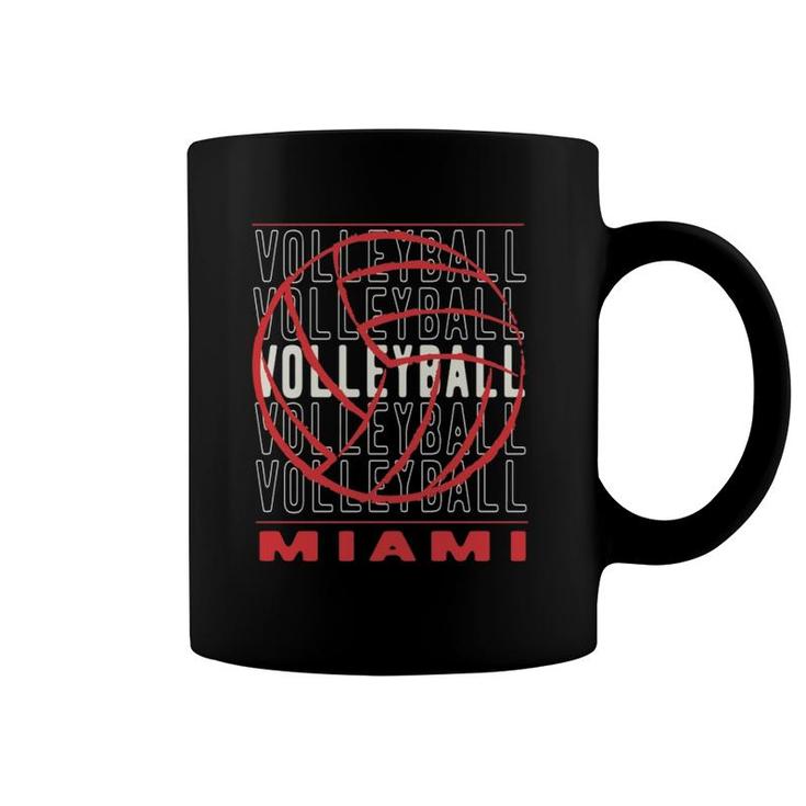 Volleyball Ball Miami Ohio  Coffee Mug