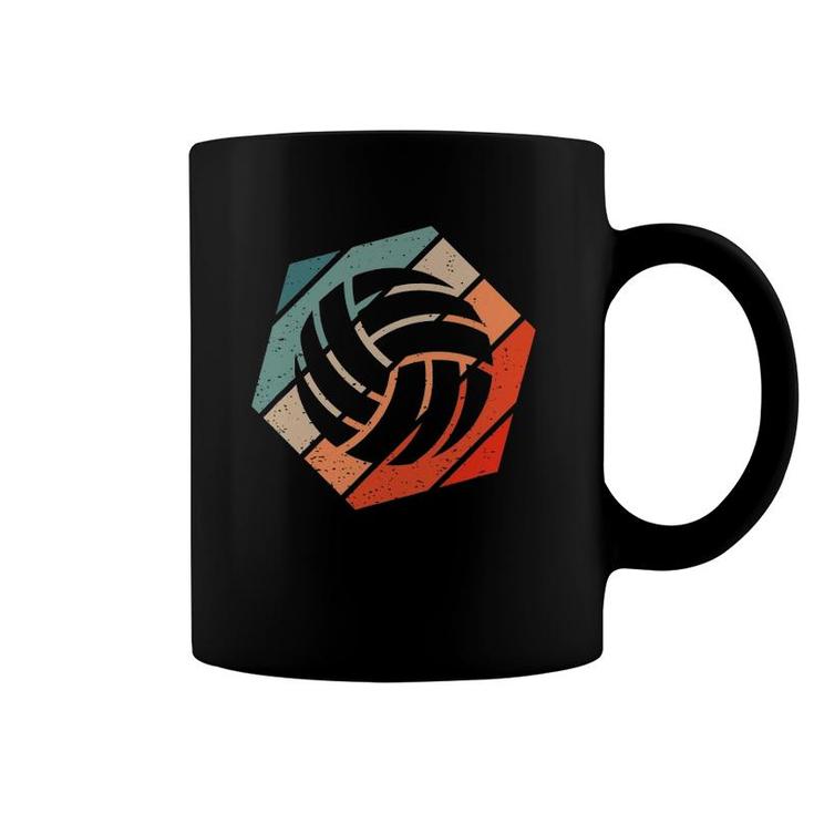 Volleyball Lover Retro Style Vintage Coffee Mug