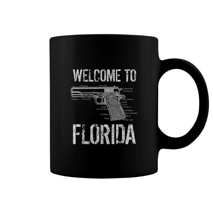 Welcome To Florida The Gunshine State Coffee Mug