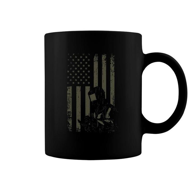 Welders American Flag Usa Patriotic Welding  Coffee Mug