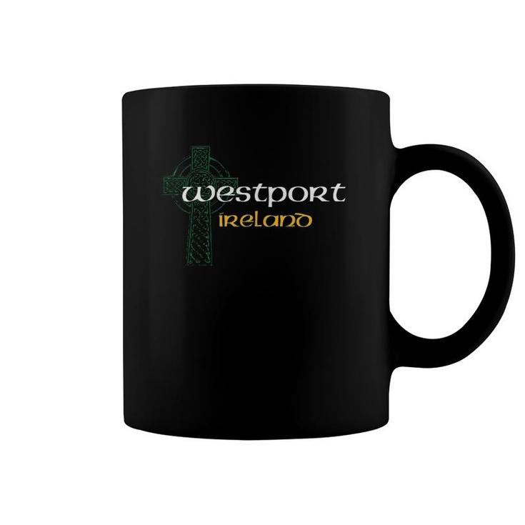 Westport Mayo Ireland County Crest Vintage Coffee Mug