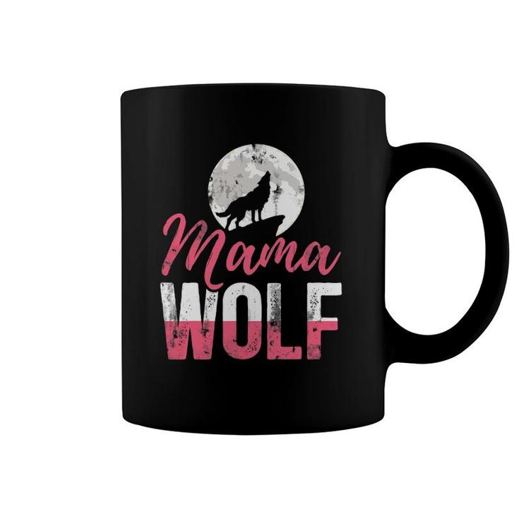 Wild Animal Lover Mother's Day Gift Idea Mom Wolf Coffee Mug