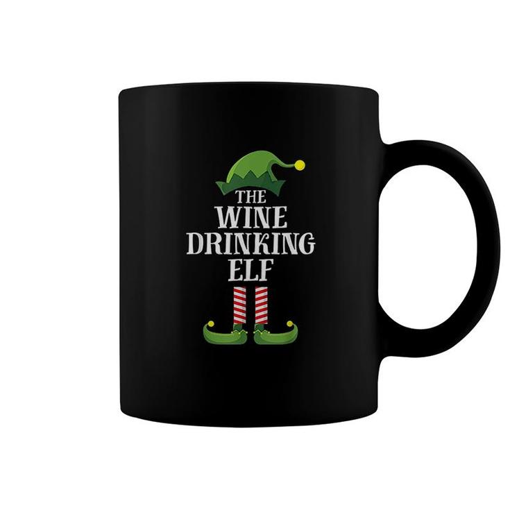 Wine Drinking Elf Coffee Mug