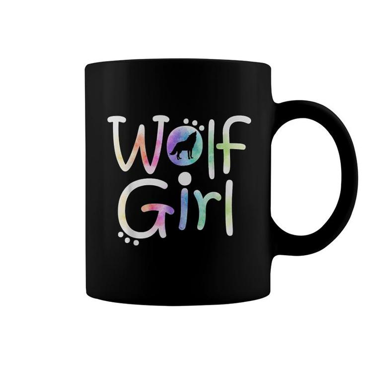 Wolf Girl Color Coffee Mug