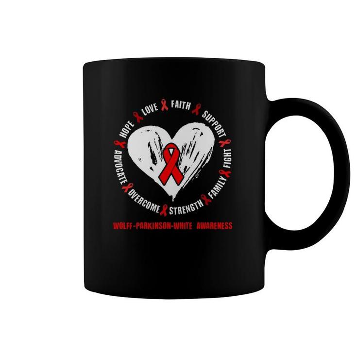 Wolf-Parkinson-White Awareness Wpw Syndrome Related Heart Coffee Mug