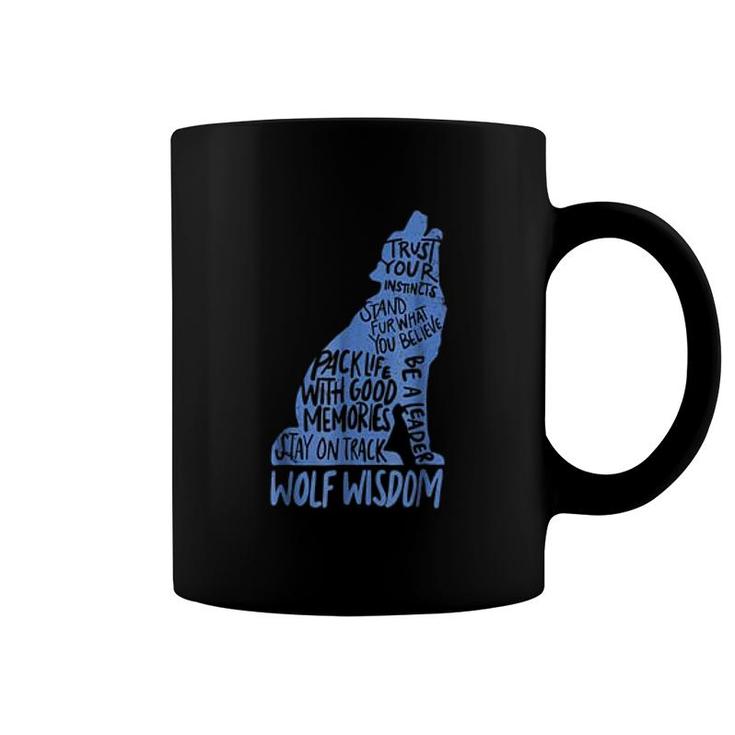 Wolf Wisdom   Wolves Inspirational  Gift Coffee Mug