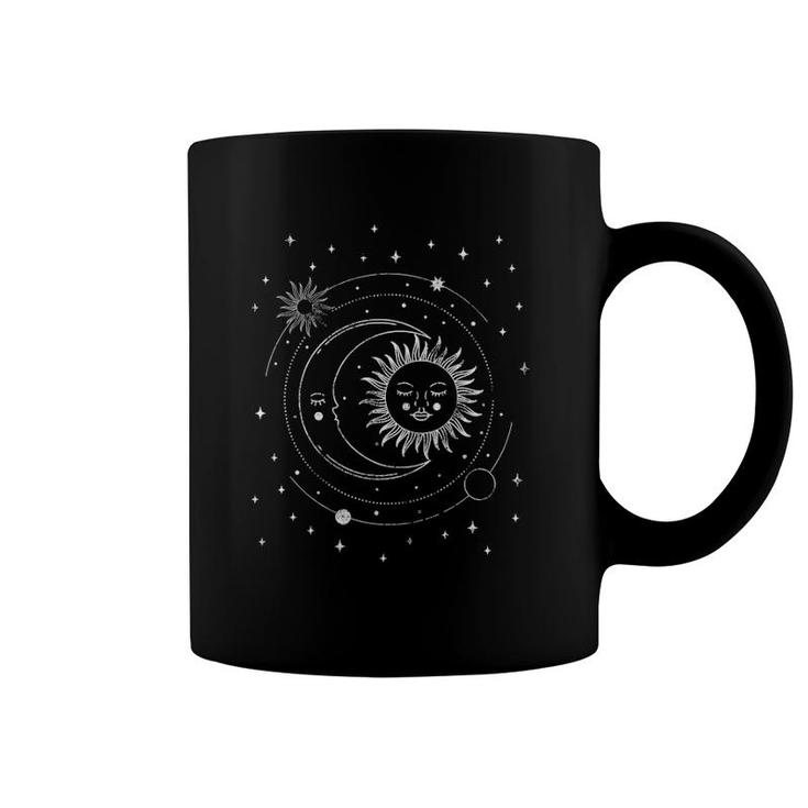 Womens Alchemy Sun Moon Astrology Gift Coffee Mug