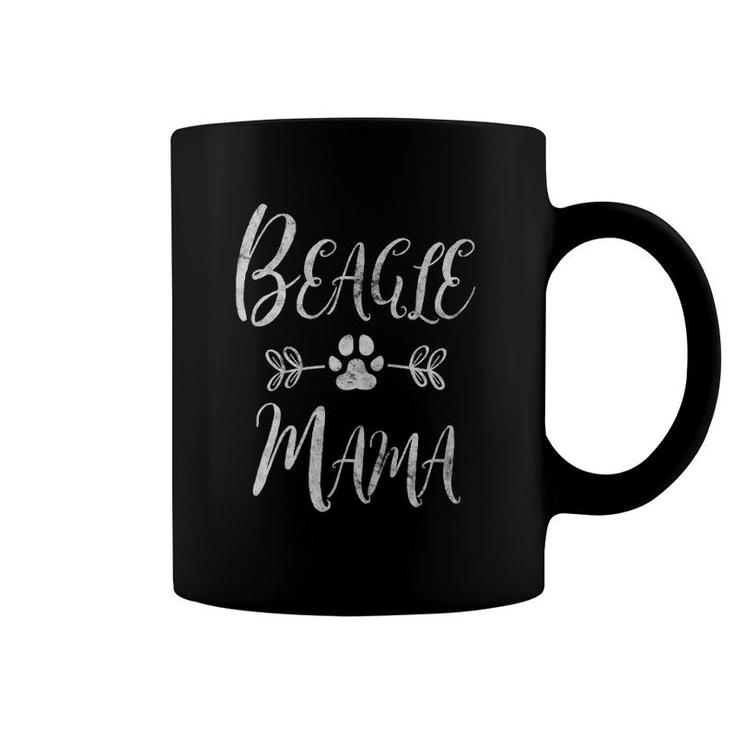 Womens Beagle Mama  Beagle Mom Lover Owner Funny Dog Mom Gift Coffee Mug