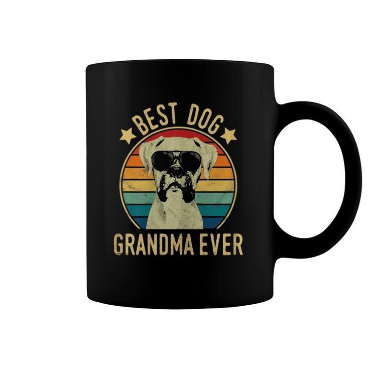 Womens Best Dog Grandma Ever Boxer Mother's Day Coffee Mug