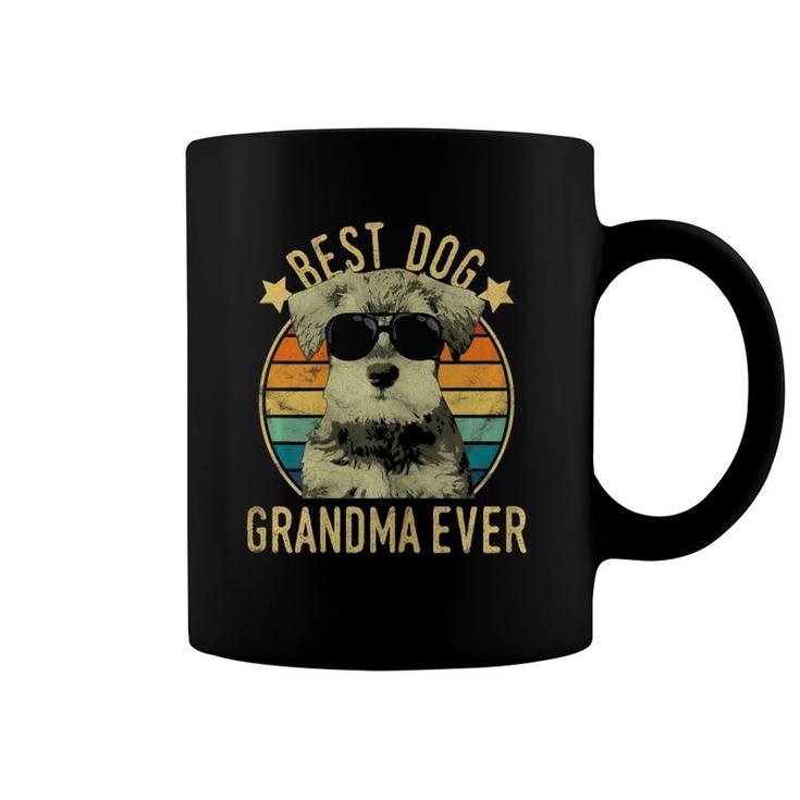 Womens Best Dog Grandma Ever Miniature Schnauzer Mother's Day Coffee Mug