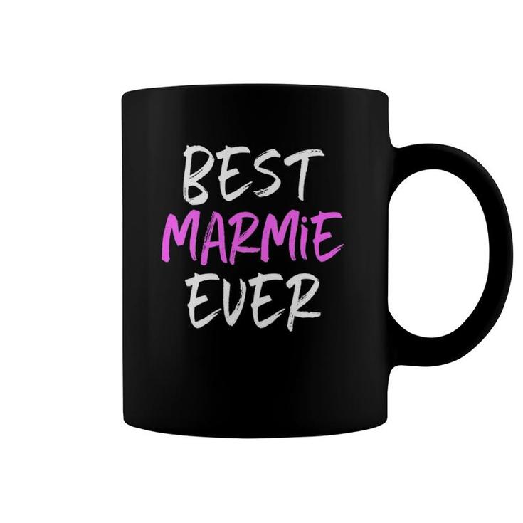 Womens Best Marmie Ever Cool Funny Mother's Day Gift V-Neck Coffee Mug