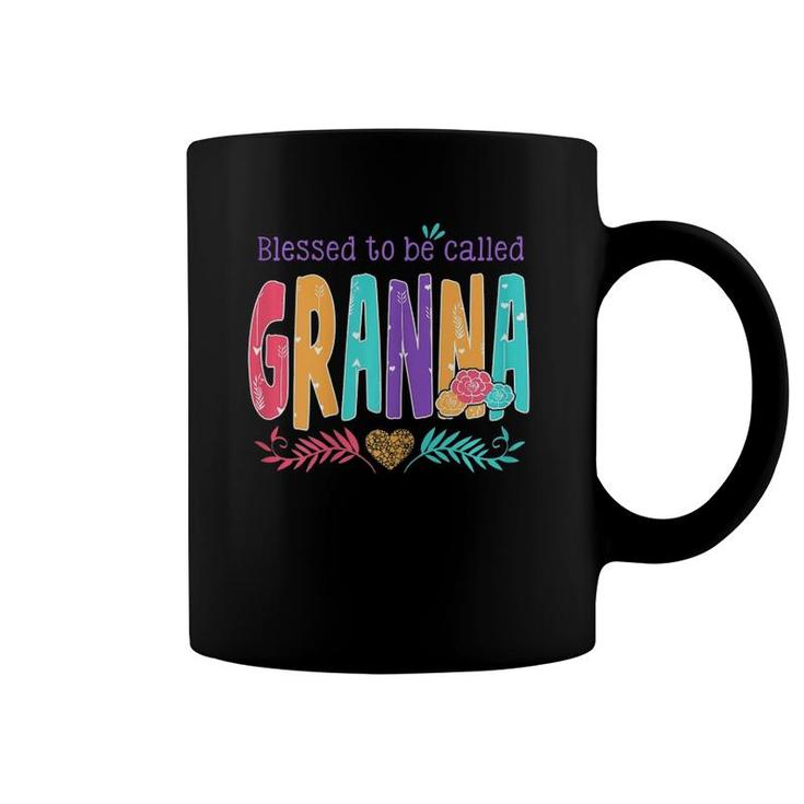 Womens Blessed To Be Called Granna Gift Mother Day Coffee Mug