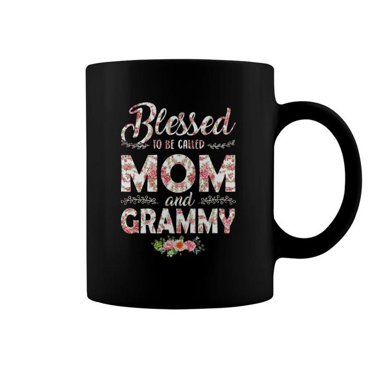 Womens Blessed To Be Called Mom And Grammy Funny Mother's Day Coffee Mug