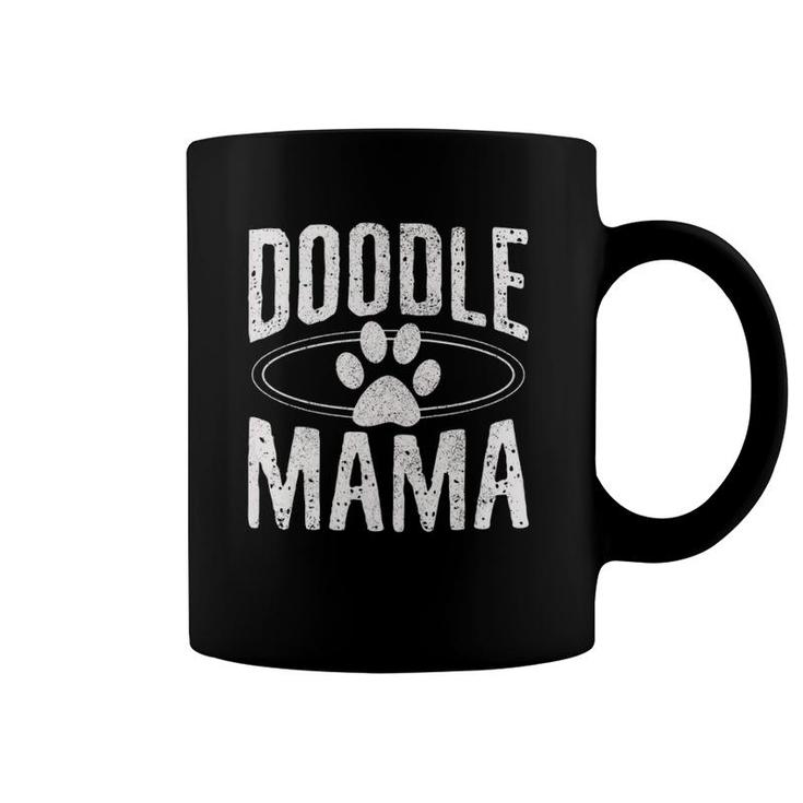 Womens Doodle Mama - Goldendoodle Mom Dog Paw Funny Cute Gift  Coffee Mug