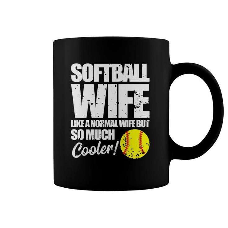 Womens Fastpitch Softball Funny Mom Coffee Mug