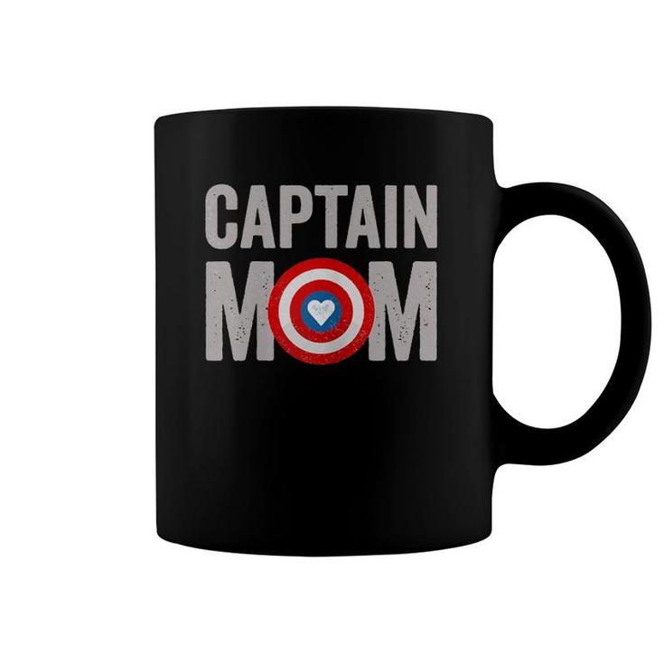 Womens Female Super Captain Mom Superhero Essential Coffee Mug