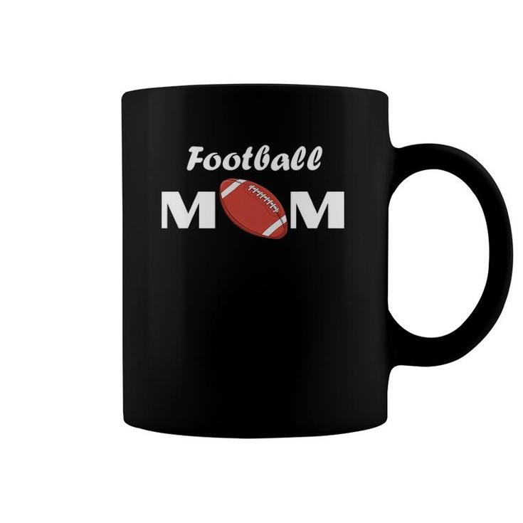 Womens Football Mom  Funny Mothers Day Football Mother Coffee Mug