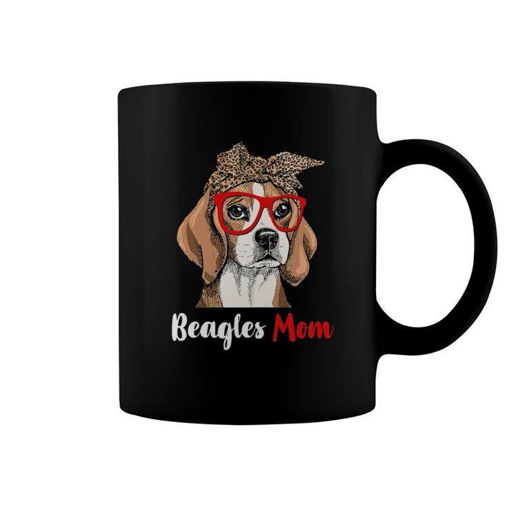 Womens Funny Beagle Mom Dog Lovers - Mother's Day Coffee Mug