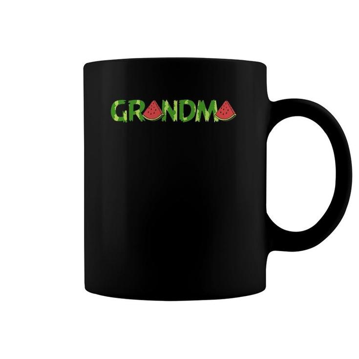 Womens Funny Grandma Watermelon Summer Mother's Day Gift Coffee Mug