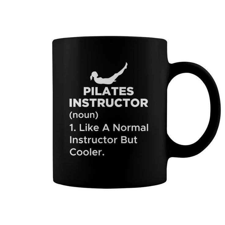 Womens Funny Pilates Instructor Definition For A Fitness Coach Tank Top Coffee Mug