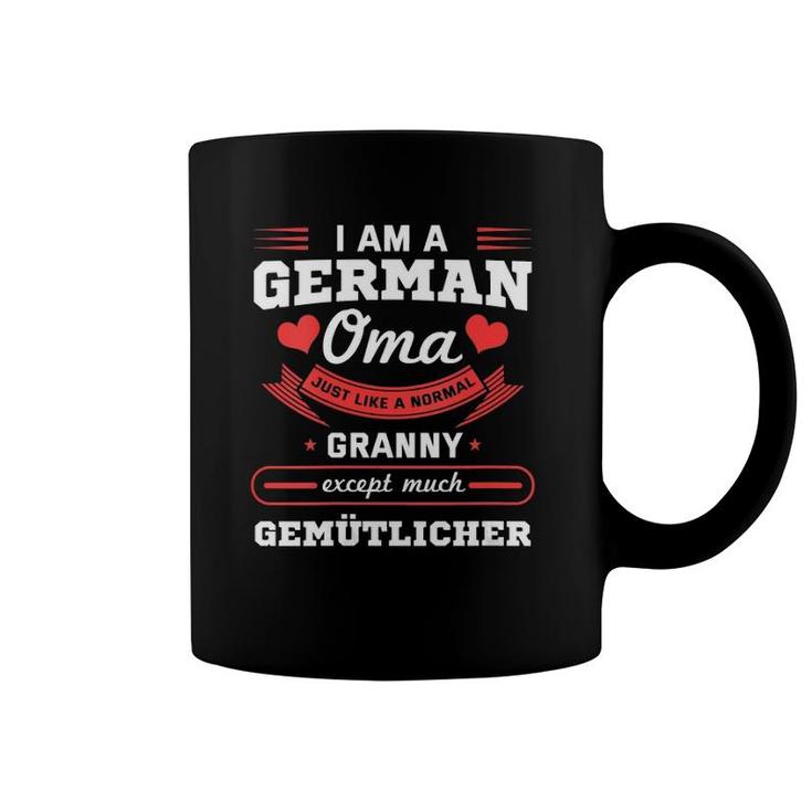 Womens German Oma Grandmother Granny Germany Grandma V-Neck Coffee Mug