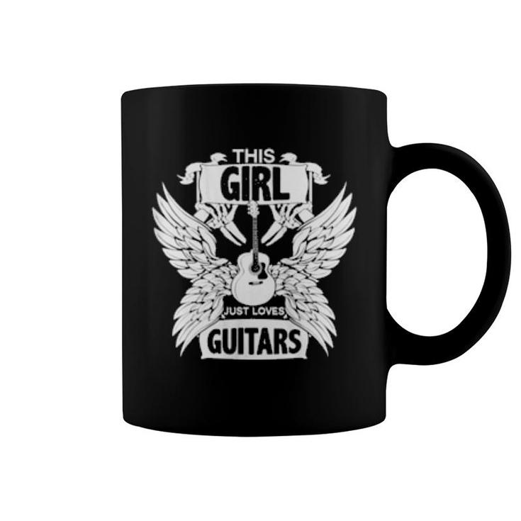 Womens Guitar And Girls Guitarist  Coffee Mug