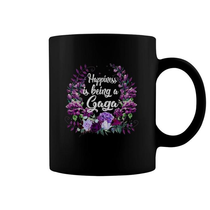Womens Happiness Is Being A Gaga Mother's Day Coffee Mug