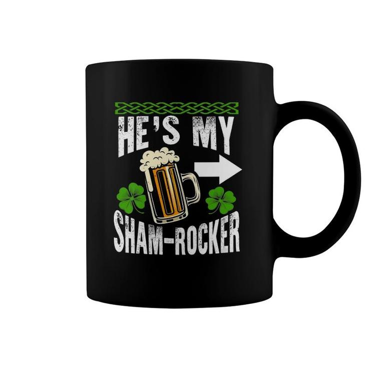 Womens His & Hers Couples Friends Family St Patrick's Day Matching V-Neck Coffee Mug
